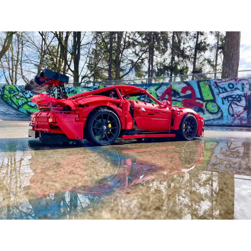 3511PCS MOC-182607 Porsche 911 (992) GT3 R - Image 7