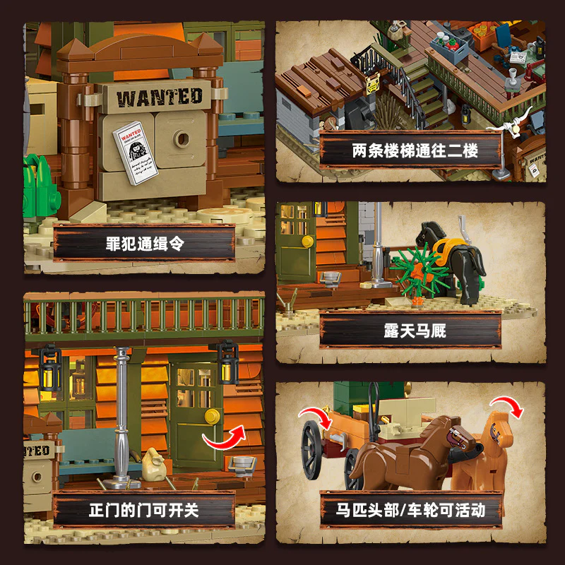 3527PCS JIESTAR Sheriff’s Office Building [With Lighting Kit] - Image 5