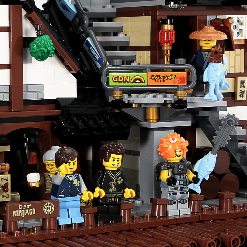 3553pcs King89066 NINJAGO City Docks - Image 3