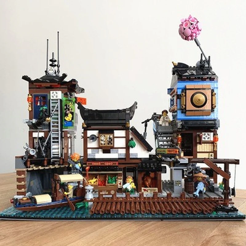 3553pcs King89066 NINJAGO City Docks - Image 5