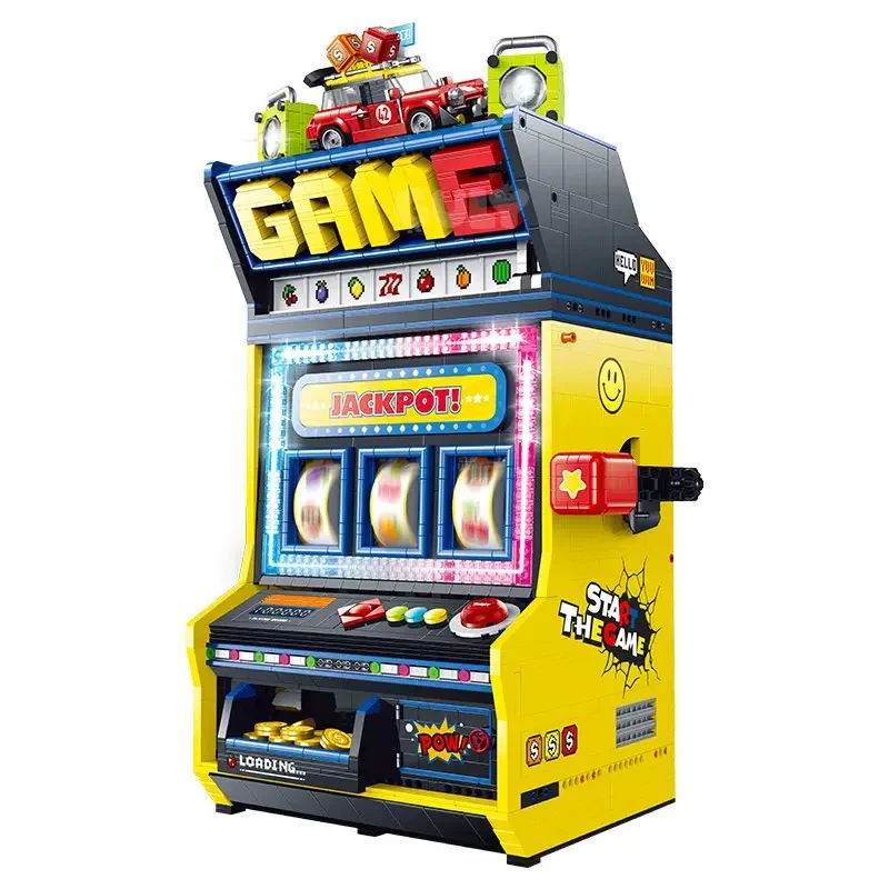 3571pcs GULY 60542 Fruit Arcade with motor set - Image 3