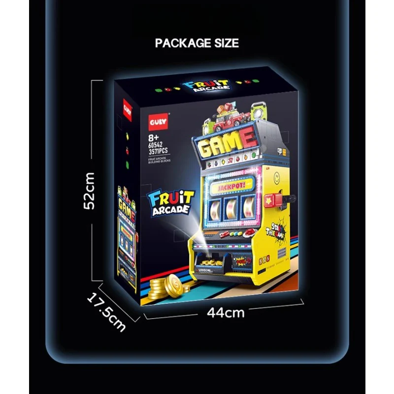 3571pcs GULY 60542 Fruit Arcade with motor set - Image 6
