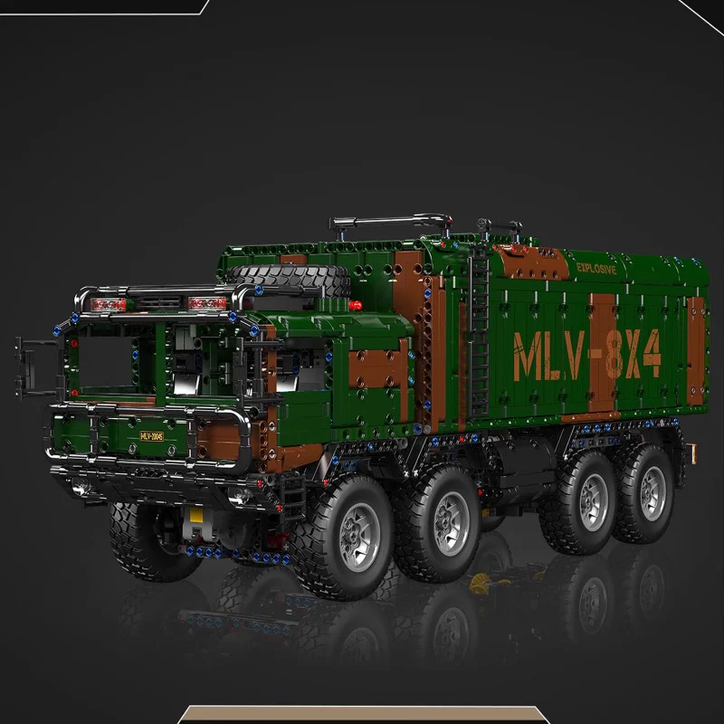 3594pcs Mouldking 20045 8x4 Box-type Missile Launcher Vehicle Dynamic version - Image 6