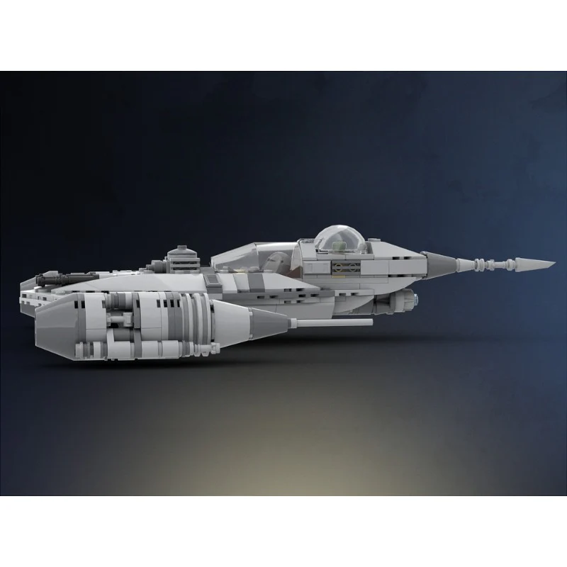 360pcs MOC-99914 PiXEL-DANs DIN DJARINs CUSTOM MODIFIED N-1 Starfighter WIZARD Playset - Image 2
