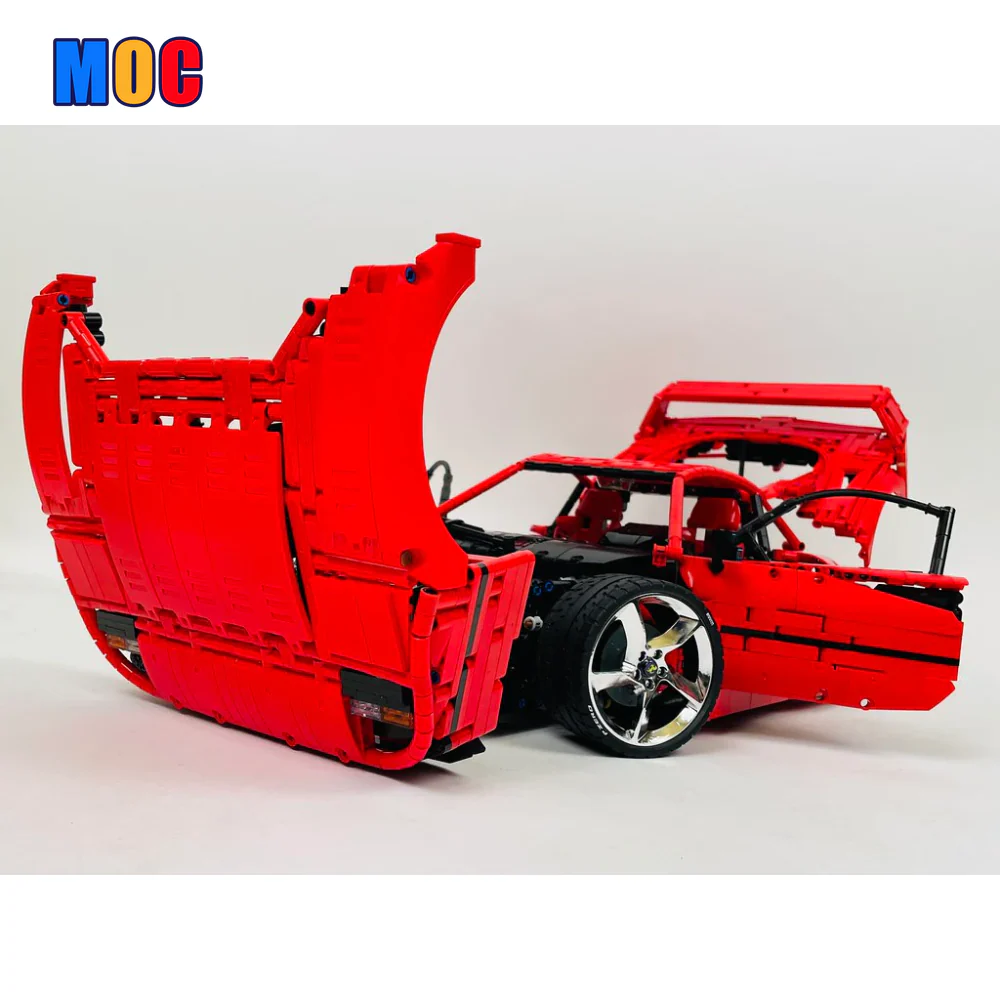 3616PCS MOC-140629 Ferrari F40(Excluding Chrome Parts and Stickers) - Image 2