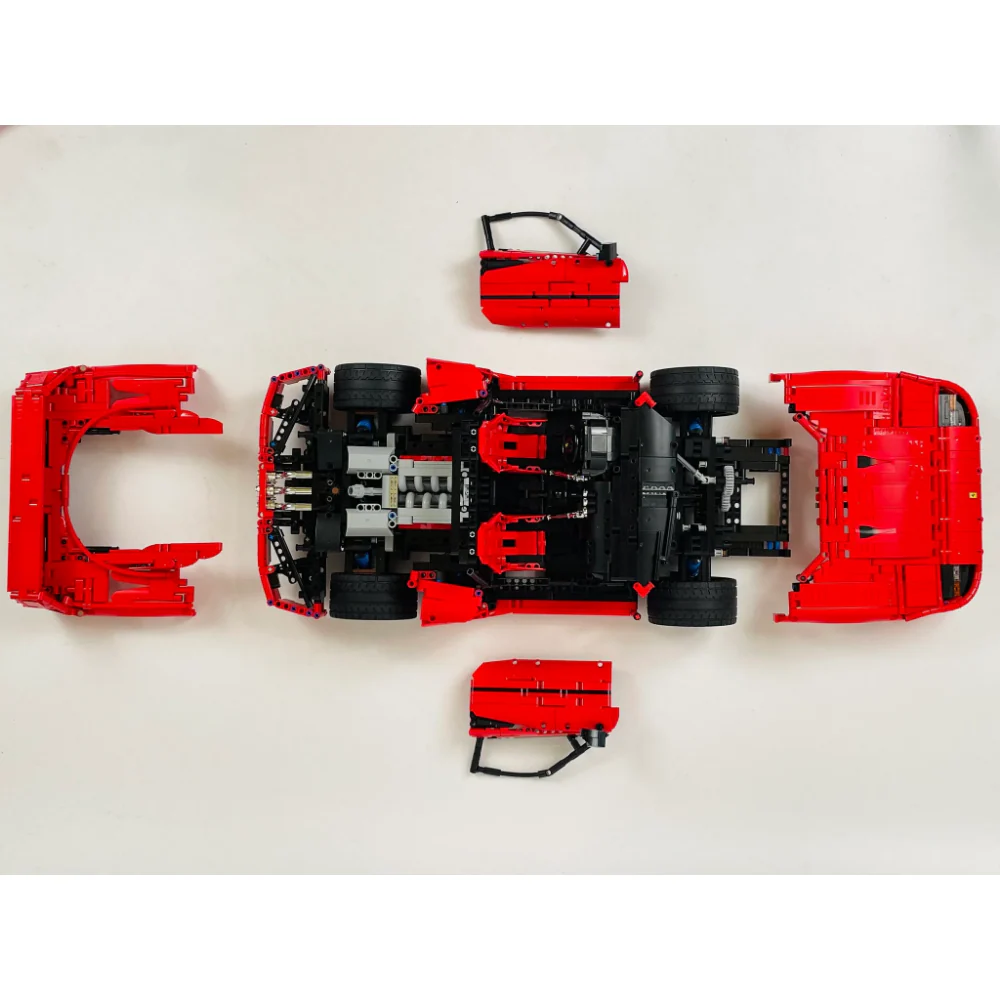 3616PCS MOC-140629 Ferrari F40(Excluding Chrome Parts and Stickers) - Image 5