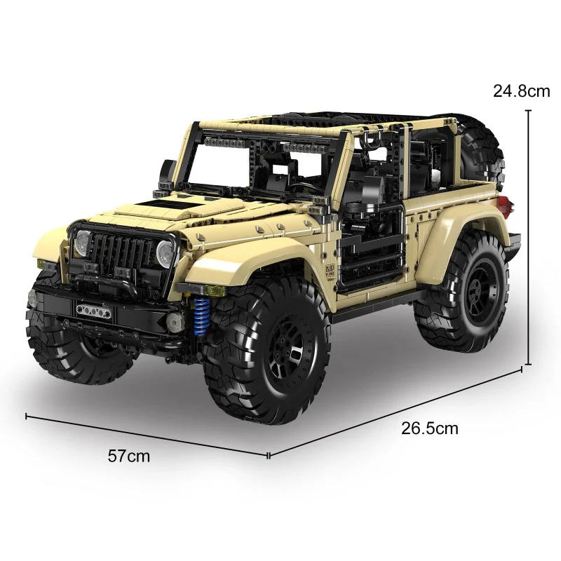 3621 pcs MouldKing 13184 Wrangler Dynamic version - Image 3