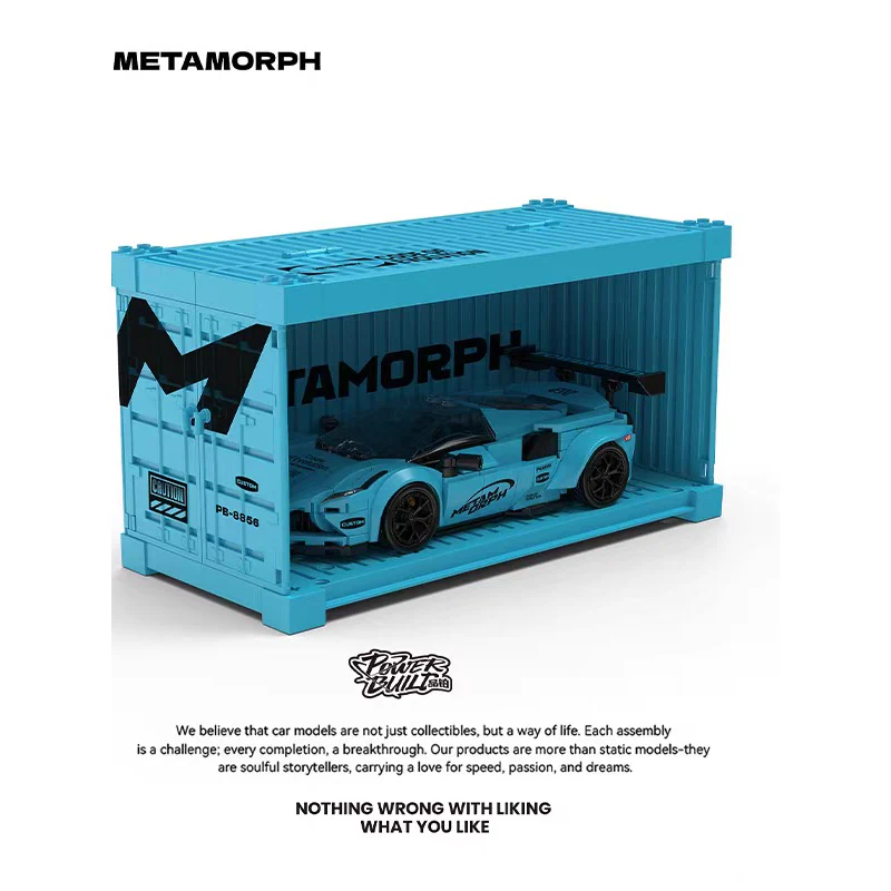362PCS PB8856  Evolution F80 Sports Car with box - Image 5