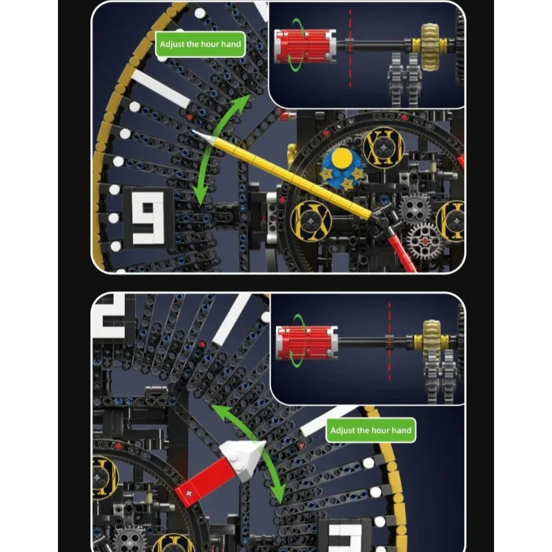 3675 pcs MouldKing 10160 Mechanic Grand Clock - Image 4
