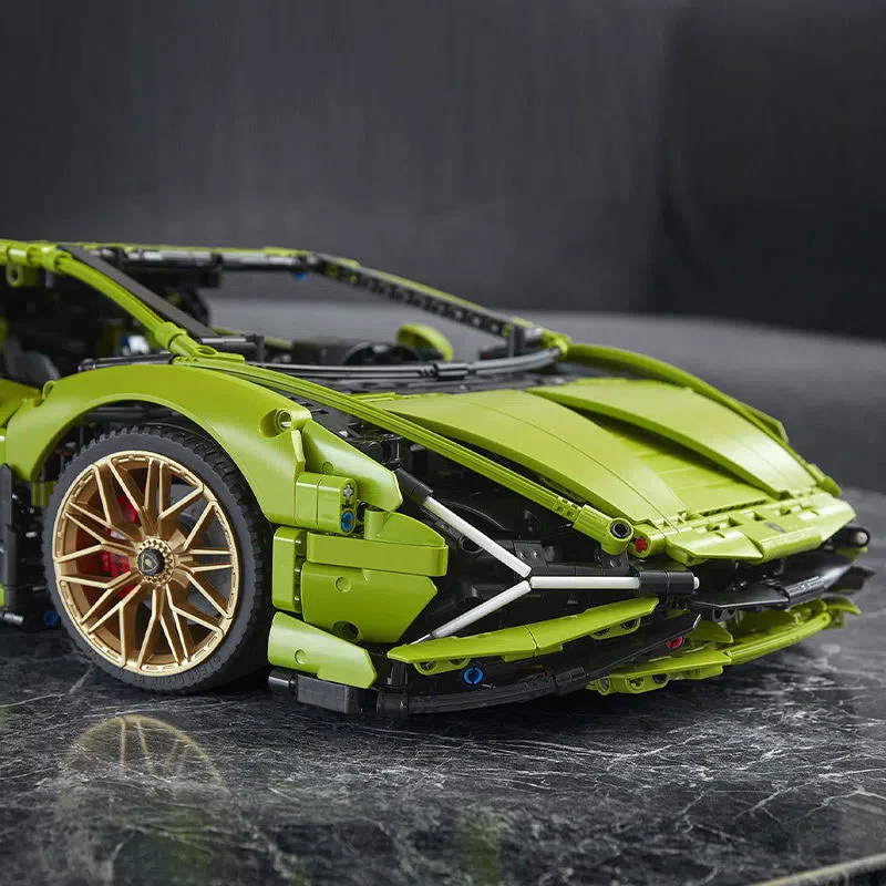 3696pcs Lamborghinin Sian FKP 37 Compatible 42115 - Image 7