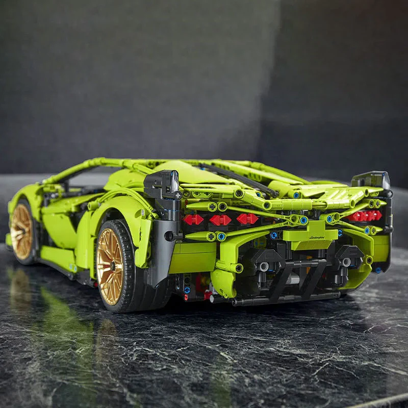 3696pcs Lamborghinin Sian FKP 37 Compatible 42115 - Image 8