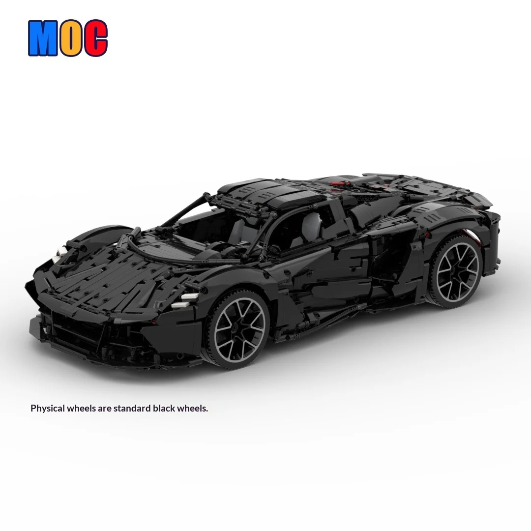 3715pcs MOC-204960 Supercar Lotus Evija (1:8 RC) - Image 2