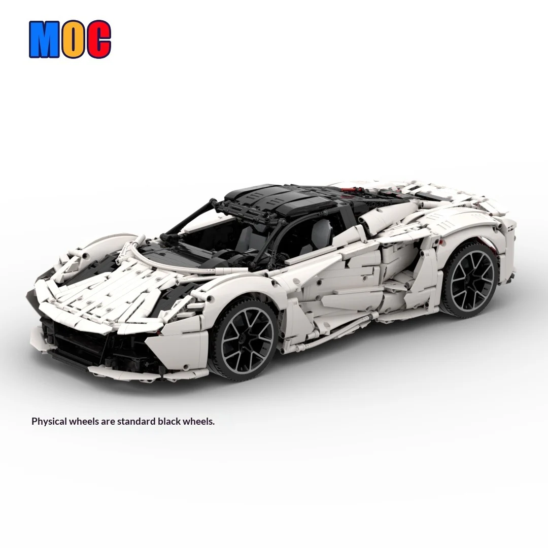 3715pcs MOC-204960 Supercar Lotus Evija (1:8 RC) - Image 3