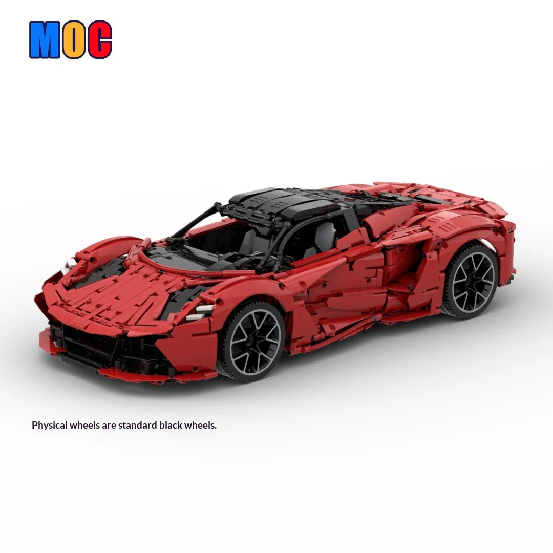 3715pcs MOC-204960 Supercar Lotus Evija (1:8 RC) - Image 5