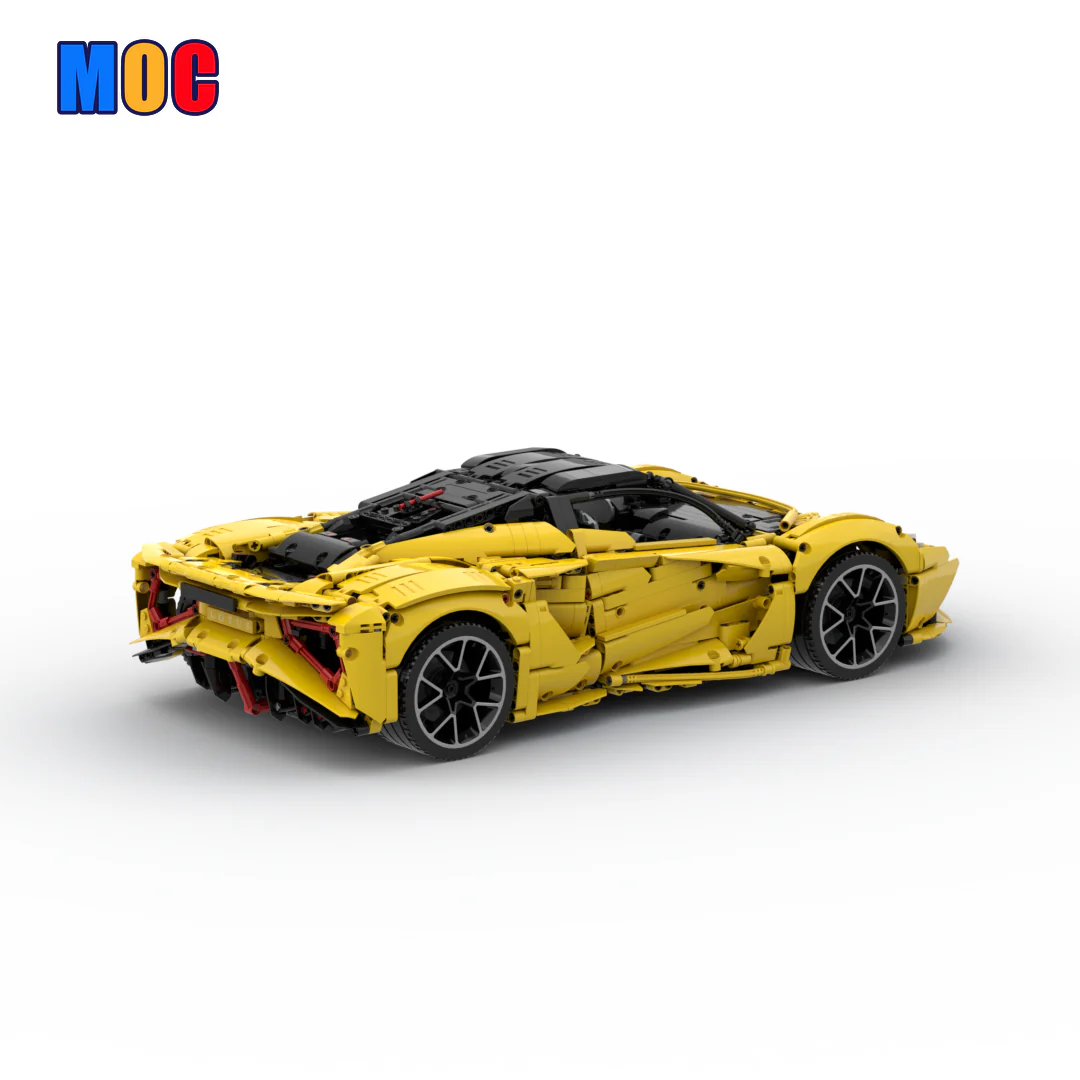 3715pcs MOC-204960 Supercar Lotus Evija (1:8 RC) - Image 9