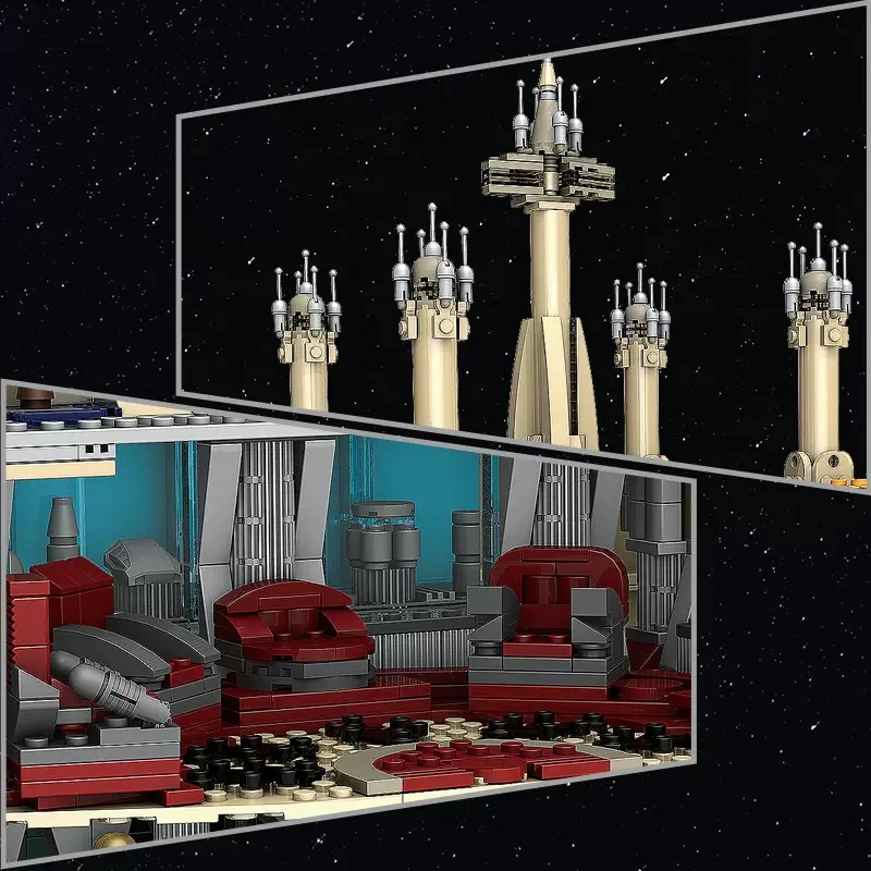 3745PCS 21036 MOULDKING Jedi Temple - Image 3