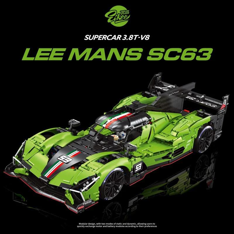 3771pcs Eikee Y18081 LEE MANS SC63 1:8 - Image 8