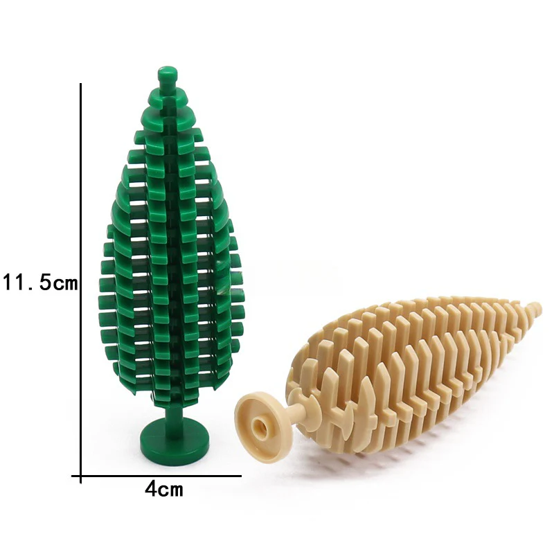 3778 Street View Urban Green Forest Pine Cypress Spruce 5pcs - Image 4