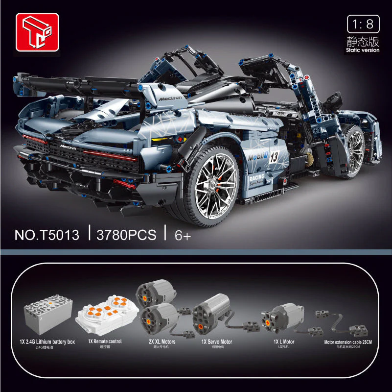 3780PCS T5013 McLarens Senna Super Hypercar Racing Car - Image 10