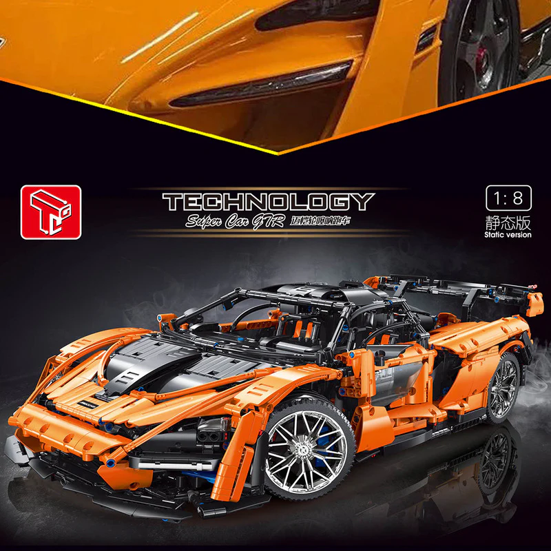 3780PCS T5013 McLarens Senna Super Hypercar Racing Car - Image 7