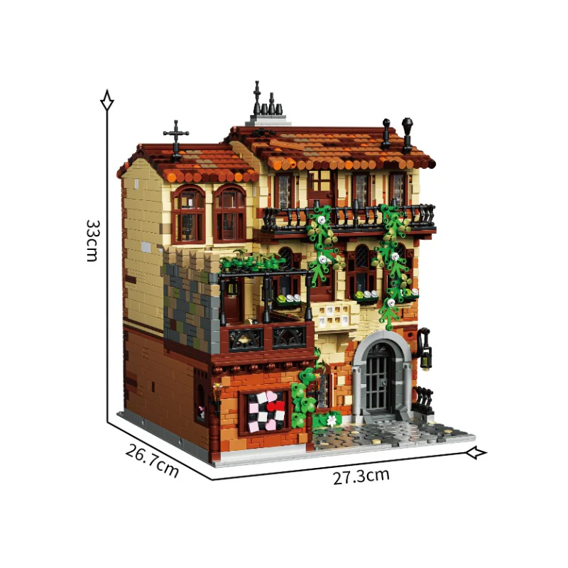 3800pcs 36002 Balcony of Juliet - Image 3
