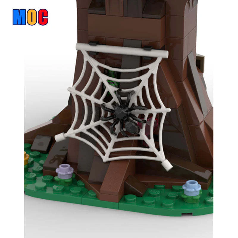384PCS MOC-44297 The Legend of Zelda: Ocarina of Time Kokiri's Sword and Daitoku Tree - Image 3