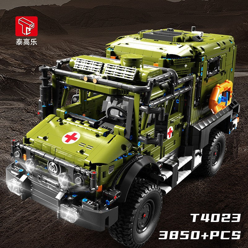 3850PCS T4023 Unimog Rescue Vehicle - Image 11
