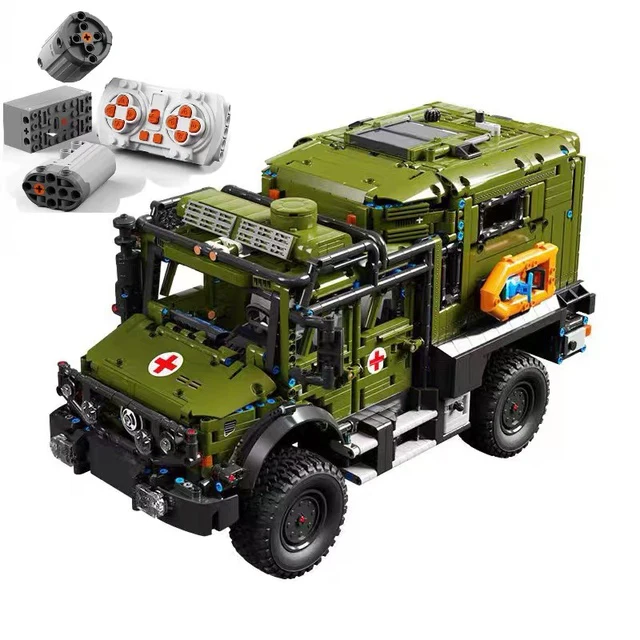 3850PCS T4023 Unimog Rescue Vehicle - Image 12