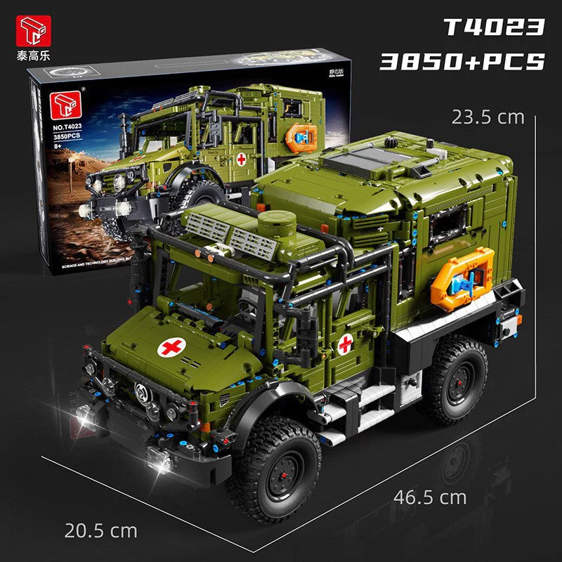 3850PCS T4023 Unimog Rescue Vehicle - Image 6