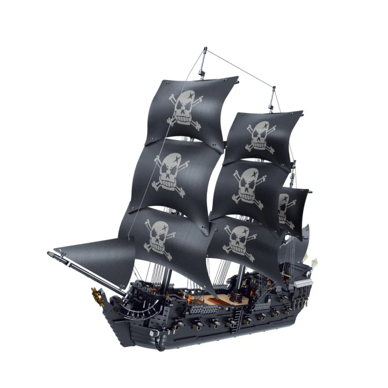 3863 pcs BK 33305 Black Pirate Ship - Image 5