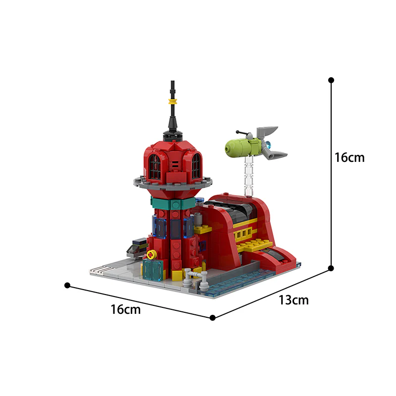 387PCS MOC-29365 Micro Planet Express - Image 4