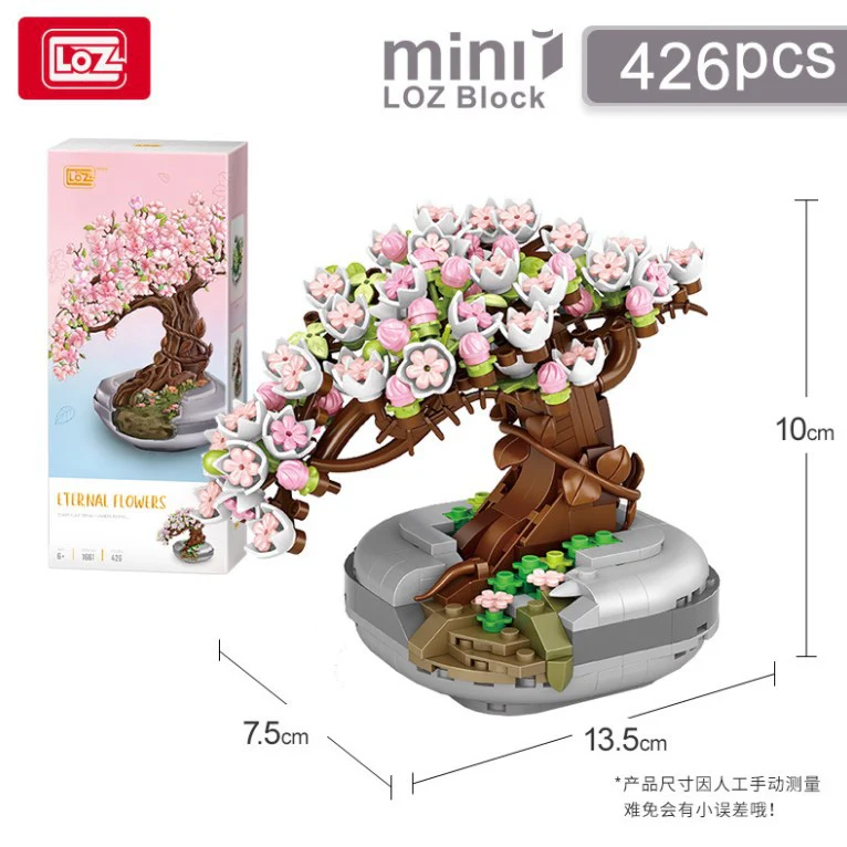 389PCS+LOZ 1660 1661 Potted Series (mini bricks) MINI Bricks - Image 7