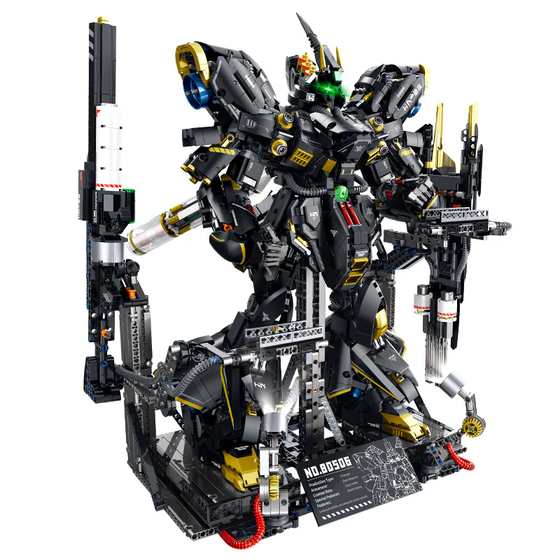 3908pcs GULY 80506 Dark Killer War God (Electroplating Limited Edition) - Image 6