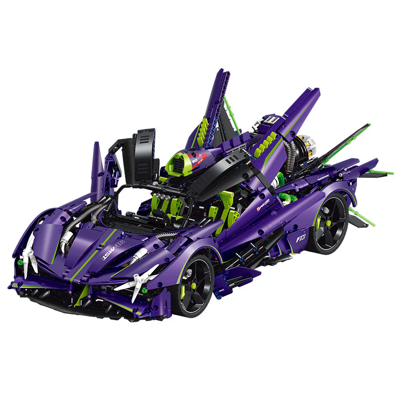 3909pcs GULY 10614 Supercar Polo EVO 1:8 (electroplating limited edition) - Image 8