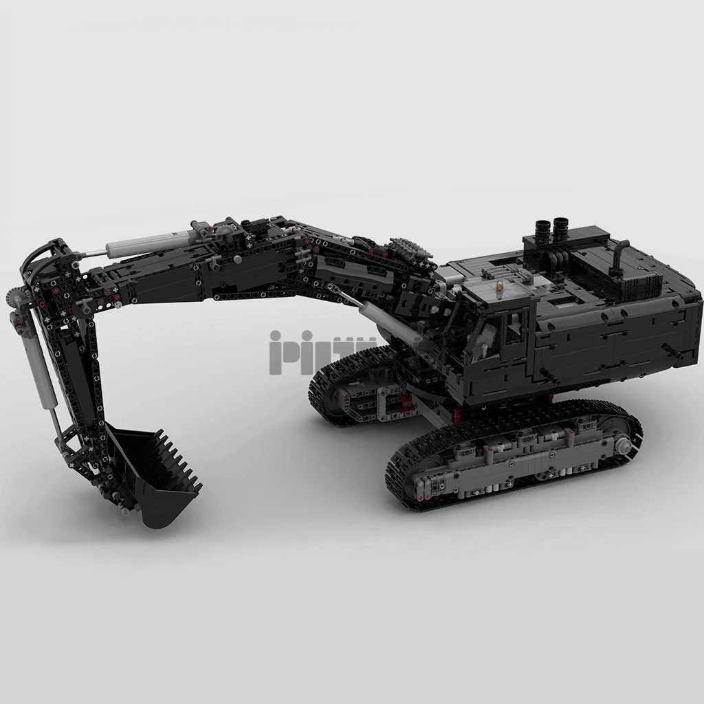 3944pcs MOC43636 Electric Remote Control Model Assembly for Excavator Engineering Vehicle - Image 16