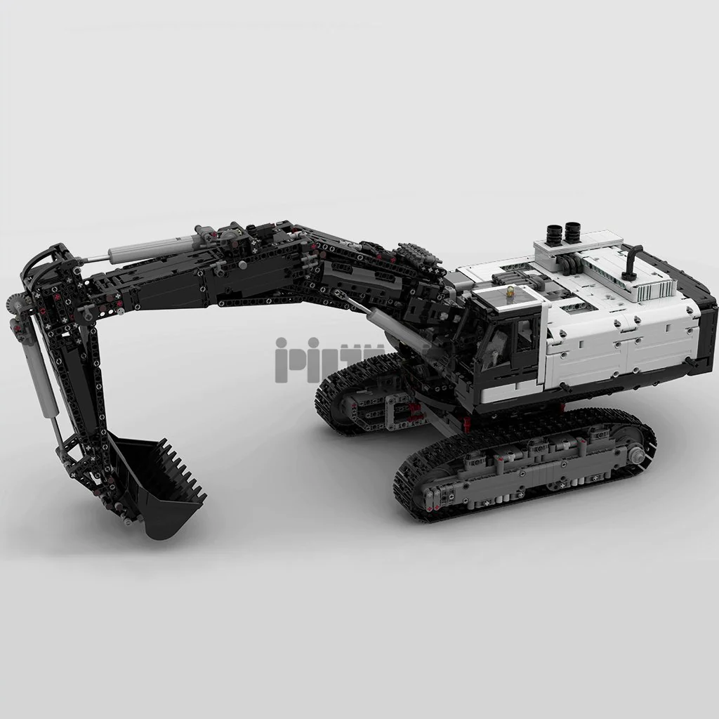 3944pcs MOC43636 Electric Remote Control Model Assembly for Excavator Engineering Vehicle - Image 18