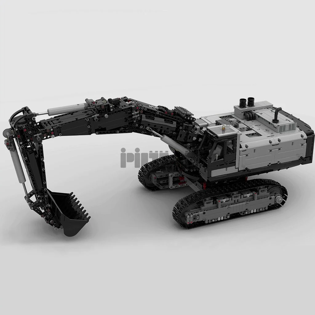 3944pcs MOC43636 Electric Remote Control Model Assembly for Excavator Engineering Vehicle - Image 22
