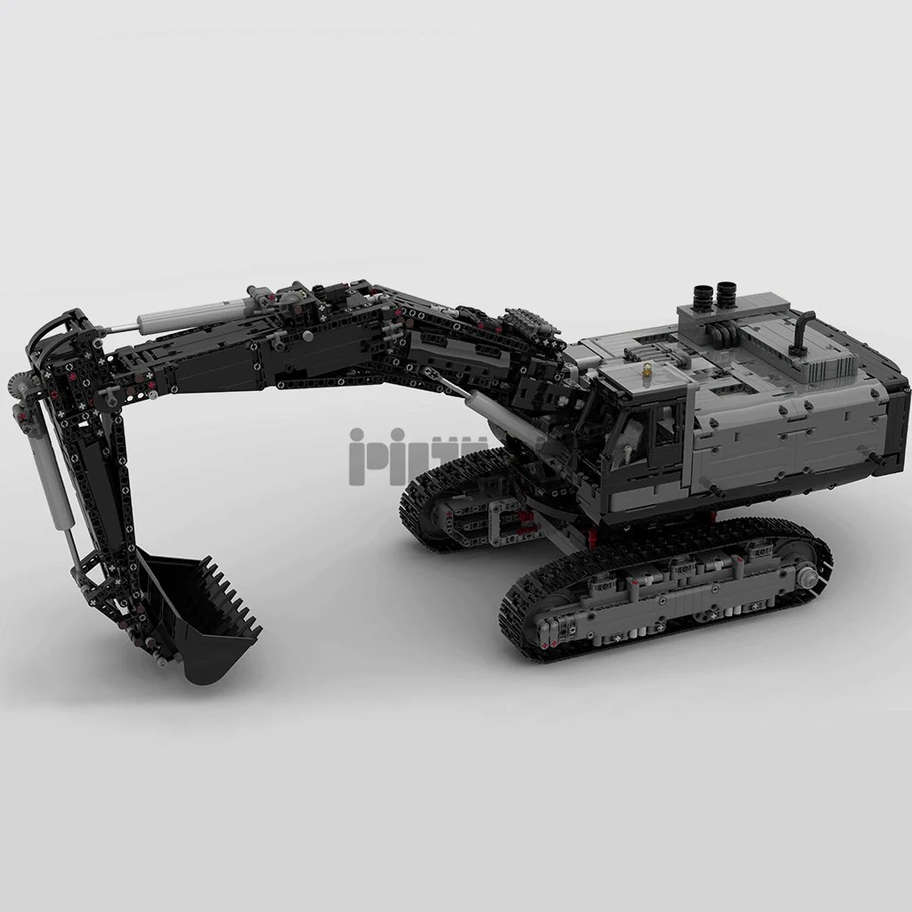 3944pcs MOC43636 Electric Remote Control Model Assembly for Excavator Engineering Vehicle - Image 23