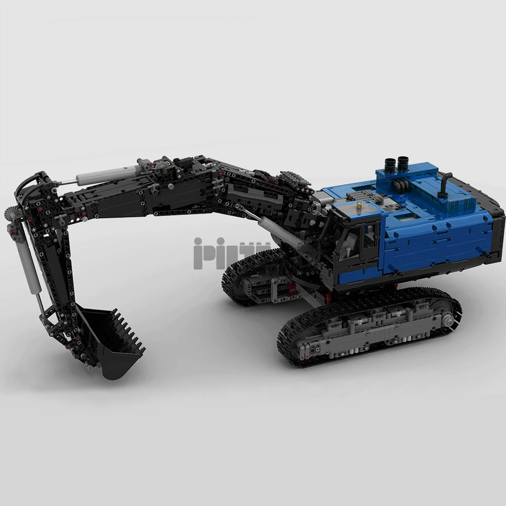 3944pcs MOC43636 Electric Remote Control Model Assembly for Excavator Engineering Vehicle - Image 24