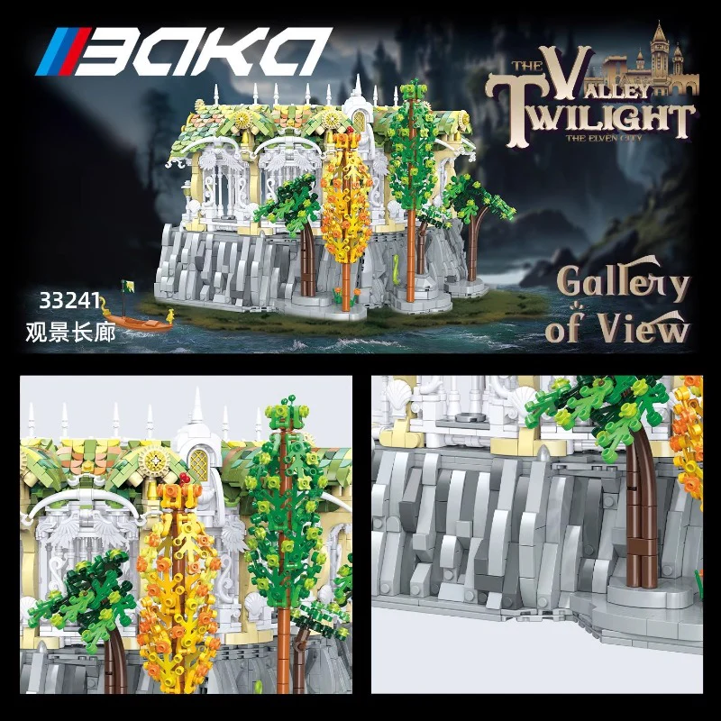 3950 pcs BK 33241 The Lord of the Rings Valley Twilight：Gallery of View - Image 3