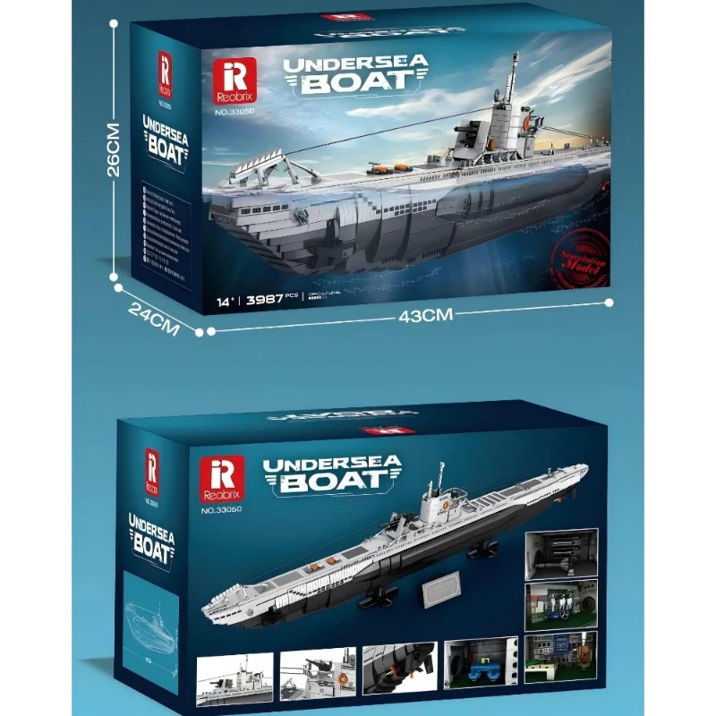 3987PCS Reobrix 33050 U-boat - Image 12