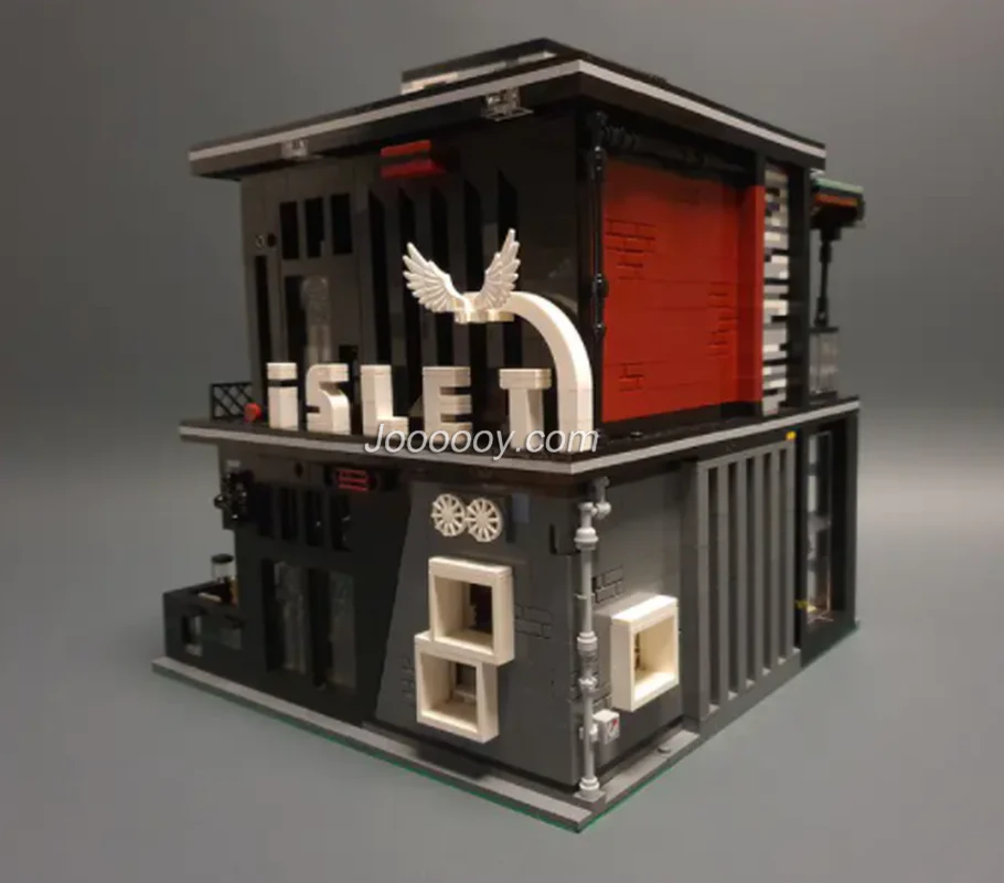 3992PCS MOULDKING 16042 The ISLET coffee bar with lights kit - Image 4