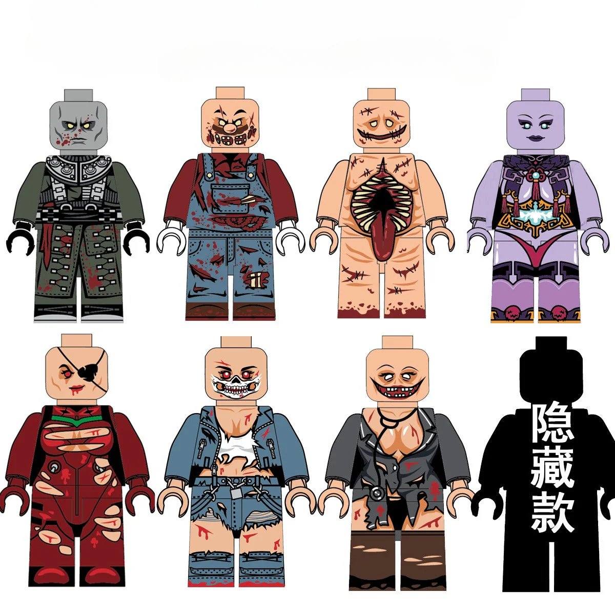 402 403 S003 Halloween Superhero Doctor Phosphorus Resident Evil Zombie Minifigures - Image 3