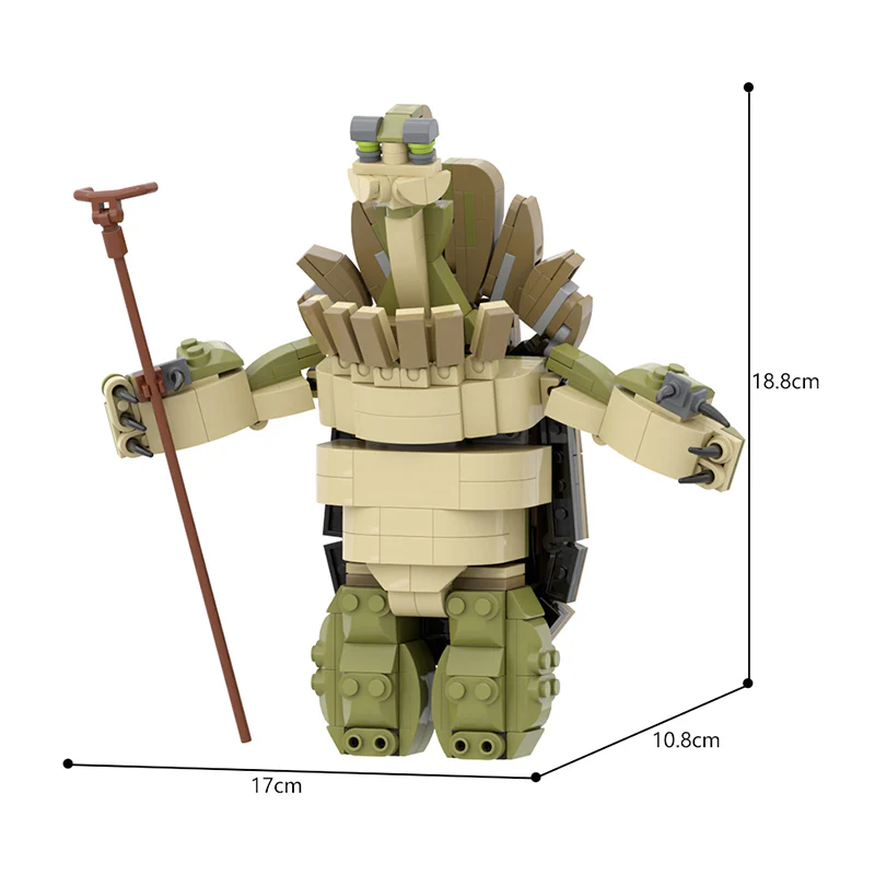 401pcs MOC Kung Fu Panda(Grand Master Oogway) - Image 7