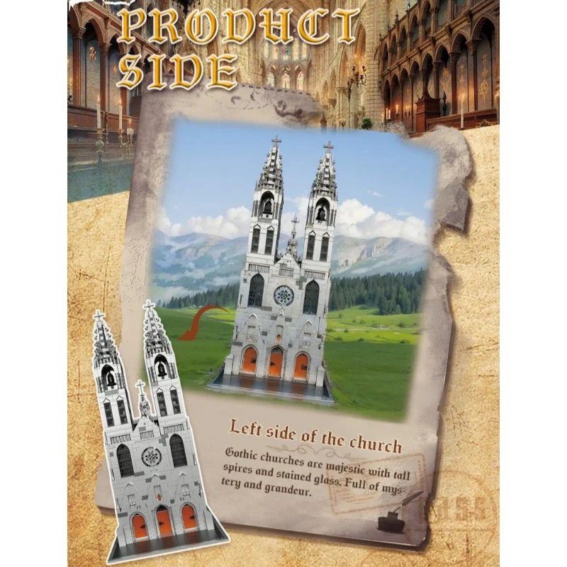 4034+PCS BK 33920 Gothic cathedral - Image 2