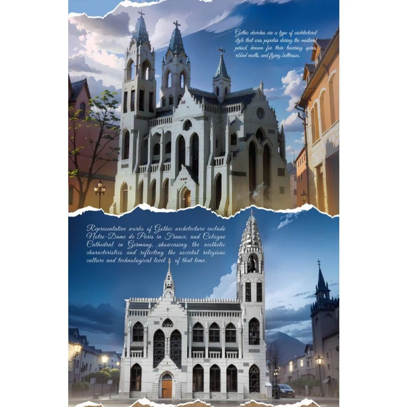 4034+PCS BK 33920 Gothic cathedral - Image 6