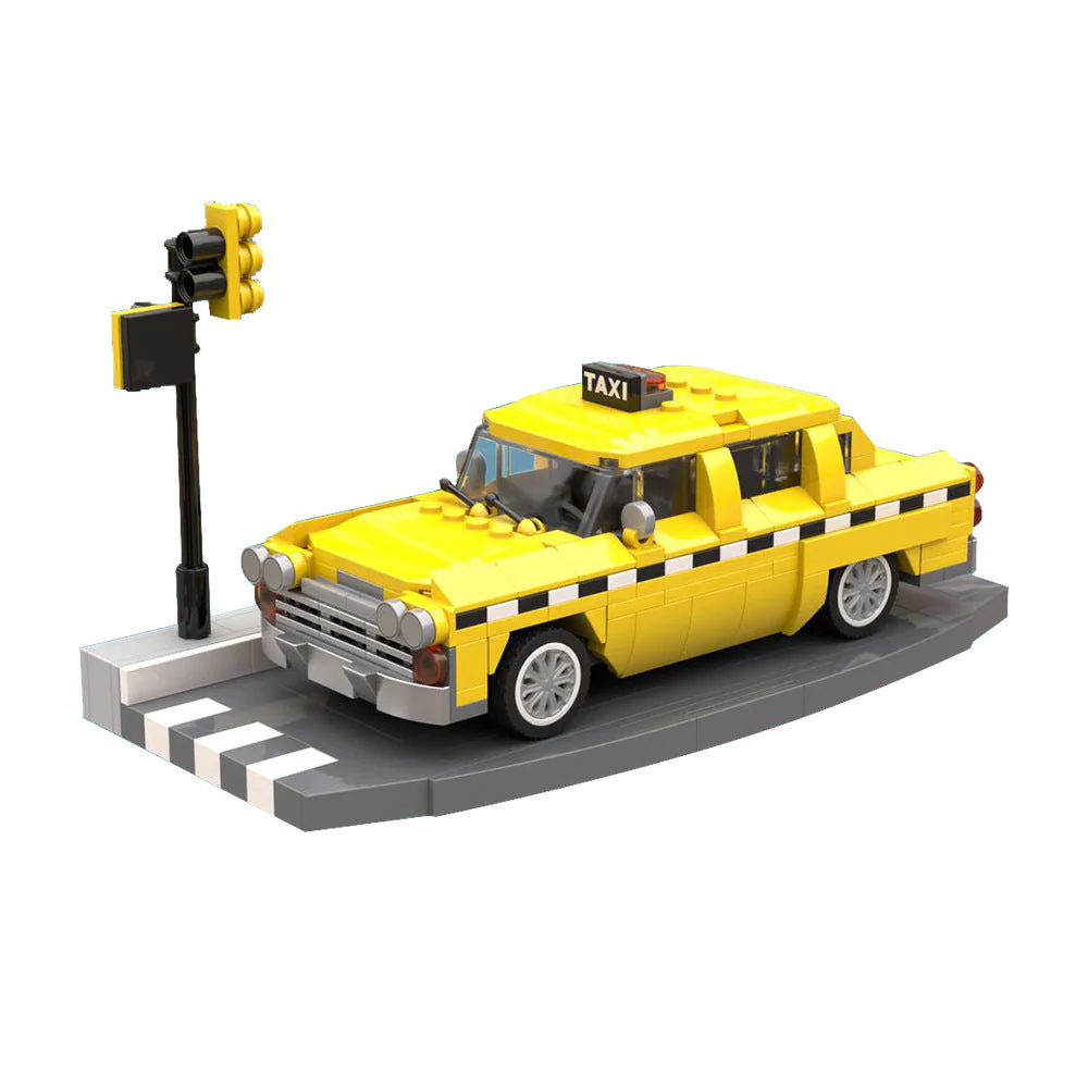 404PCS MOC-121497 Checker Cab - Image 3