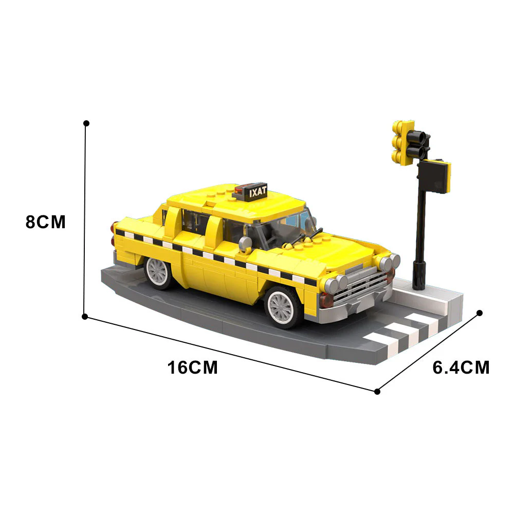 404PCS MOC-121497 Checker Cab - Image 4