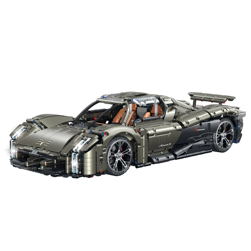 4056 pcs GULY 10626 Porsche Mission X 1:8 - Image 5
