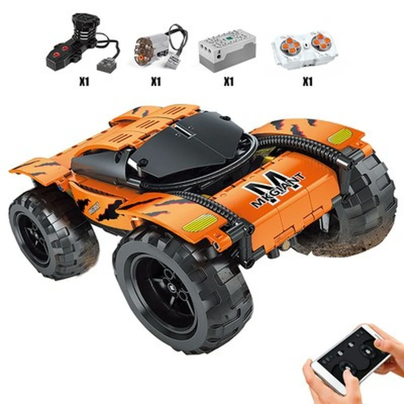 405PCS MOULDKING 18025 Big Mac High Speed Car - Image 5